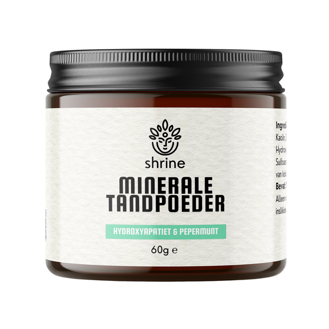 Minerale Tandpoeder - Hydroxyapatiet & Pepermunt
